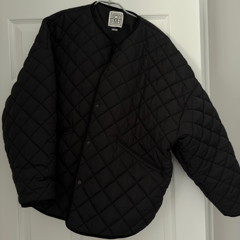 Toteme Black Quilted Jacket